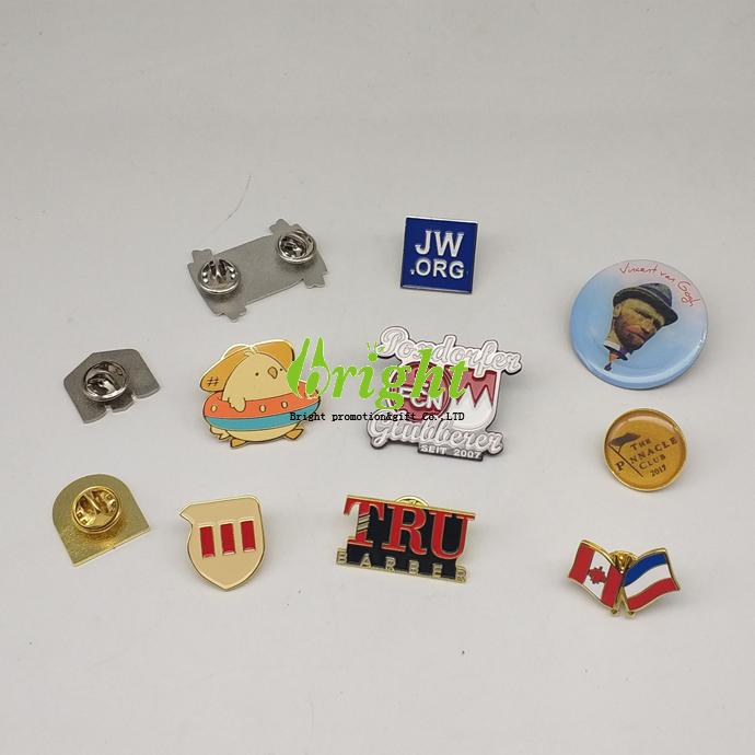 Zinc Pins and badge