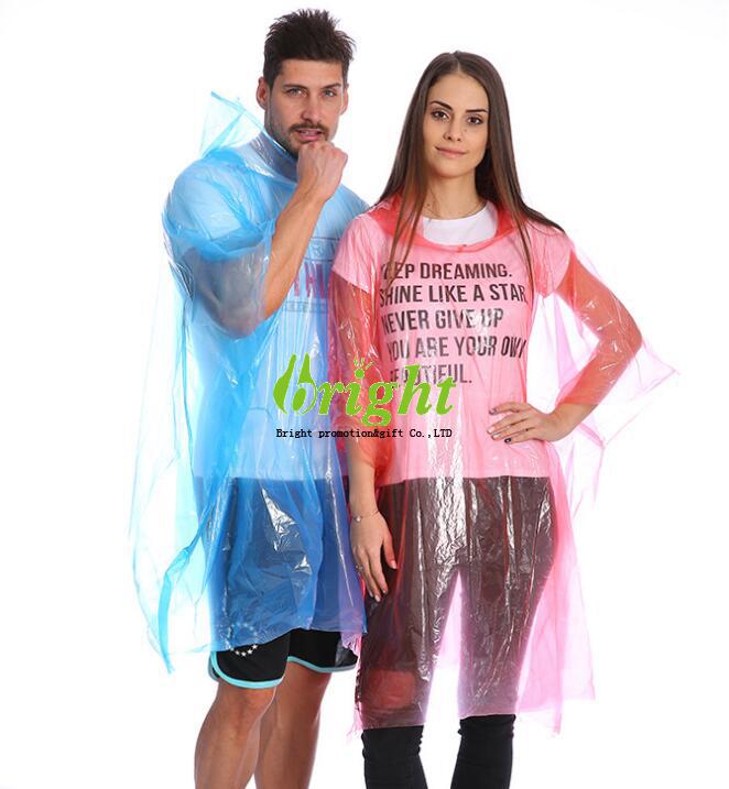 PE Rain poncho