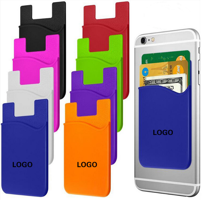 Silicone  phone card bag