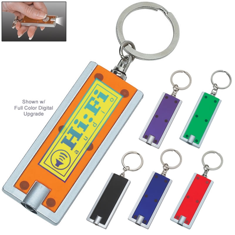 rectangle LED keyring