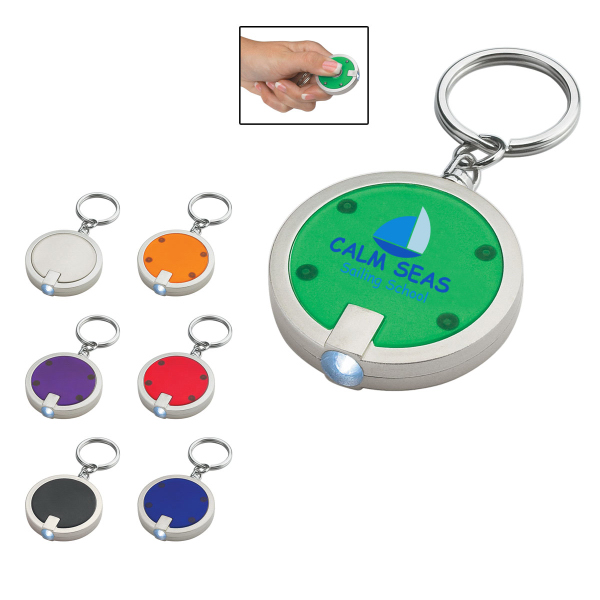 round led keyring