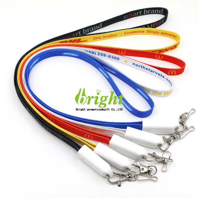 3 in 1 mobile phone data cable lanyard